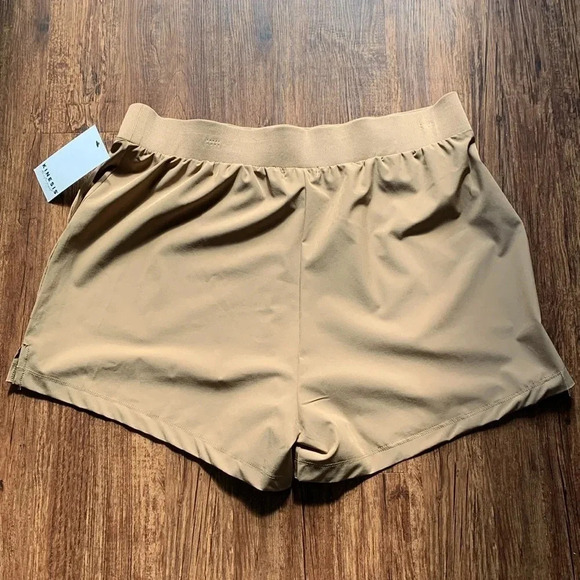 Kinesis Women’s Athletic Shorts Size Large Brown Cocoa Creme New - Picture 7 of 9